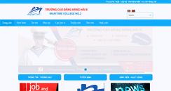 Desktop Screenshot of cdhanghai.edu.vn